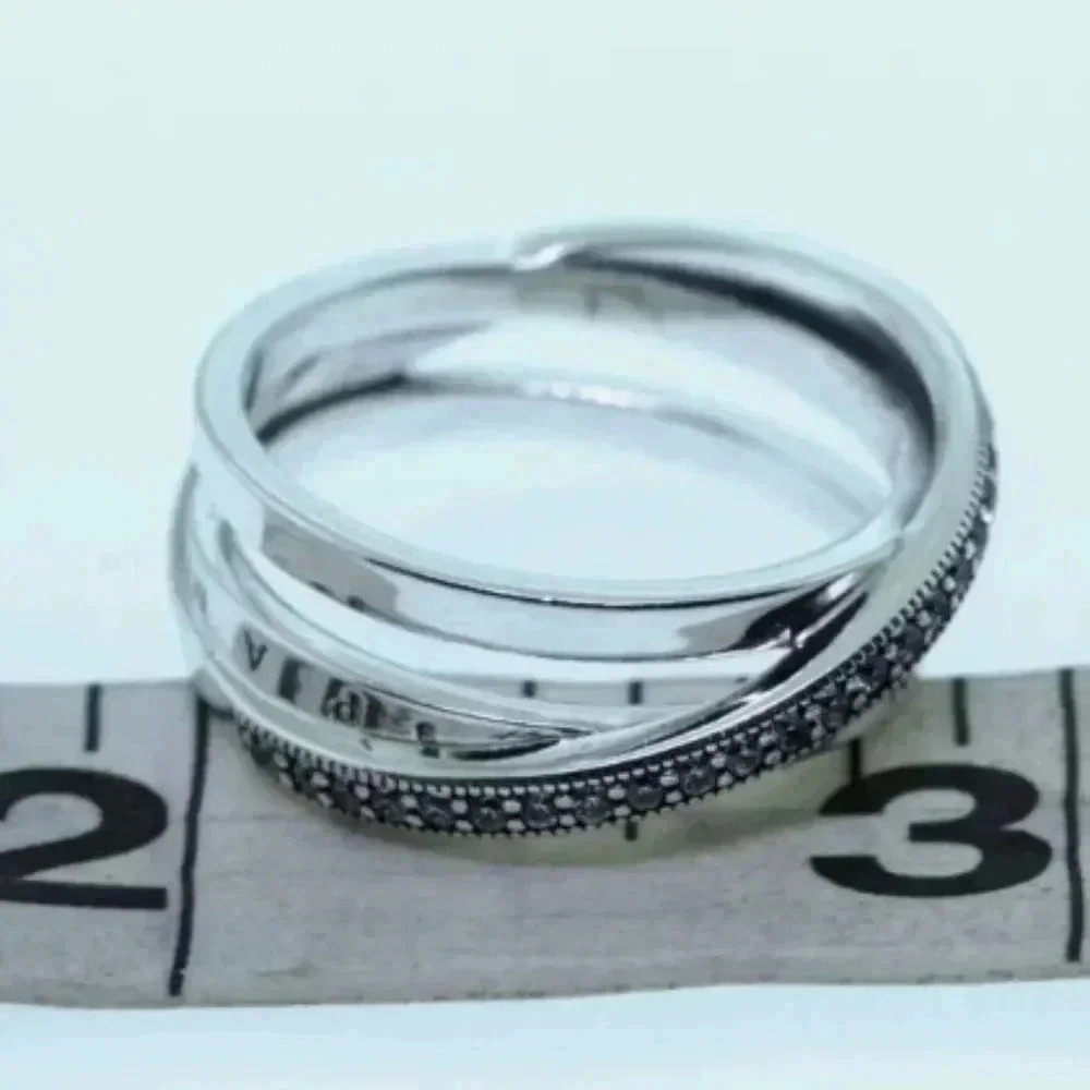 Ring Engraved With Pandora And Has Multiple Cubic… - image 6